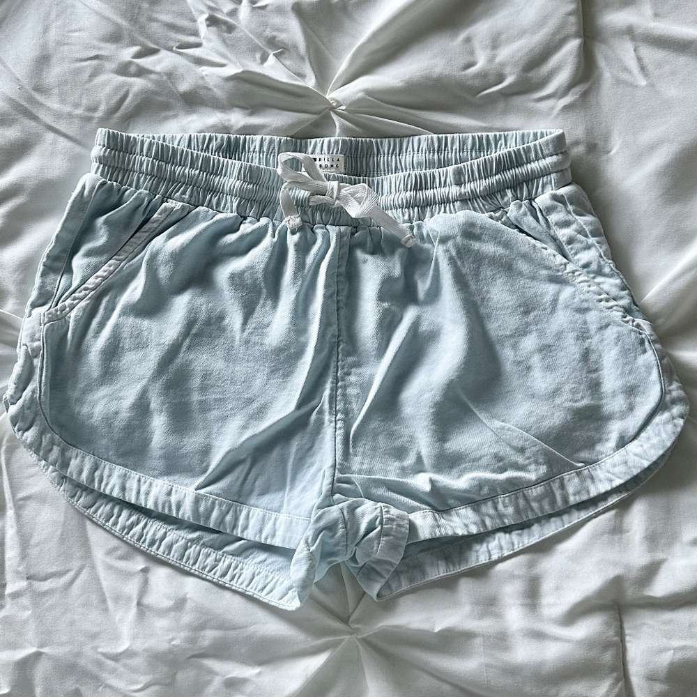 Billabong Light Blue Chambray Road Trippin Shorts Small NWOT